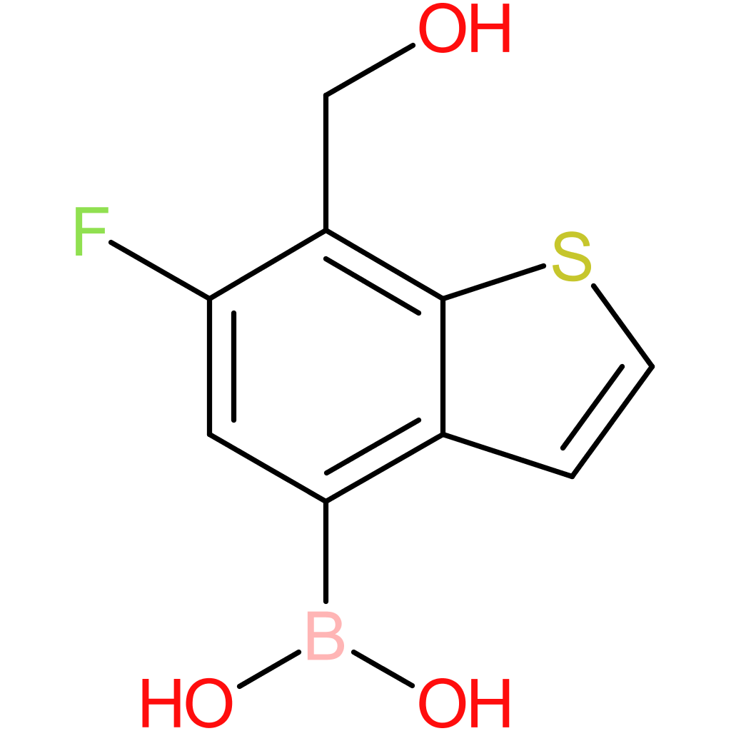 6-fluoro-7-(hydroxymethyl)benzothiophene-4-boronic acid