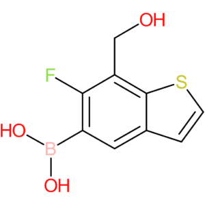 6-fluoro-7-(hydroxymethyl)benzothiophene-5-boronic acid