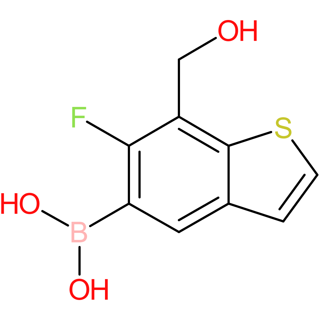 6-fluoro-7-(hydroxymethyl)benzothiophene-5-boronic acid