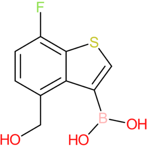 7-fluoro-4-(hydroxymethyl)benzothiophene-3-boronic acid