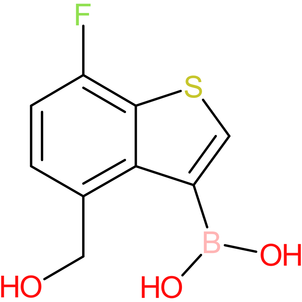 7-fluoro-4-(hydroxymethyl)benzothiophene-3-boronic acid