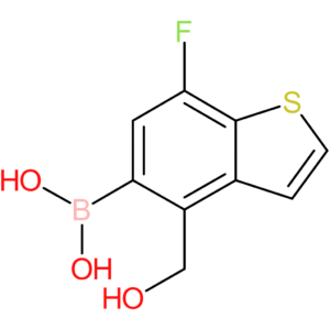 7-fluoro-4-(hydroxymethyl)benzothiophene-5-boronic acid