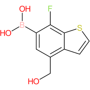 7-fluoro-4-(hydroxymethyl)benzothiophene-6-boronic acid