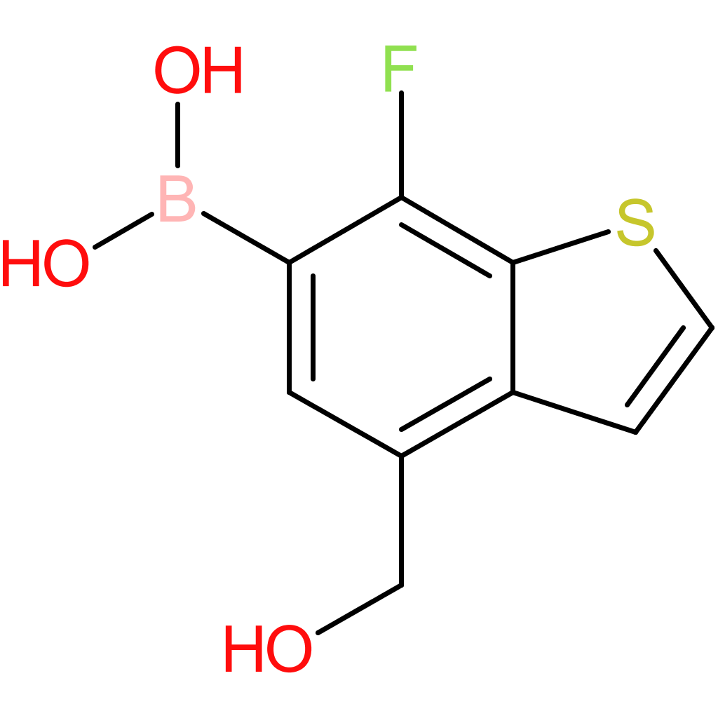 7-fluoro-4-(hydroxymethyl)benzothiophene-6-boronic acid