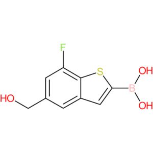 7-fluoro-5-(hydroxymethyl)benzothiophene-2-boronic acid