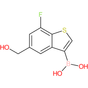7-fluoro-5-(hydroxymethyl)benzothiophene-3-boronic acid