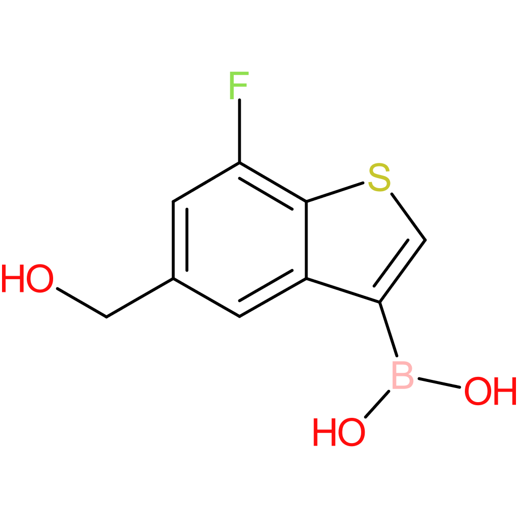 7-fluoro-5-(hydroxymethyl)benzothiophene-3-boronic acid