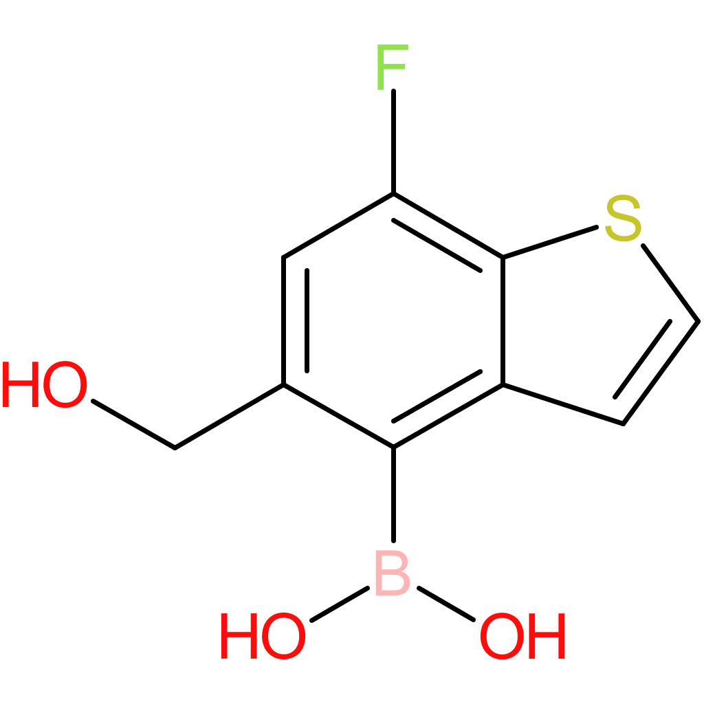 7-fluoro-5-(hydroxymethyl)benzothiophene-4-boronic acid