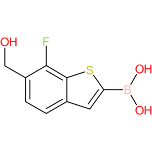 7-fluoro-6-(hydroxymethyl)benzothiophene-2-boronic acid