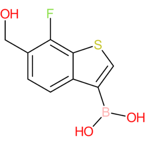 7-fluoro-6-(hydroxymethyl)benzothiophene-3-boronic acid