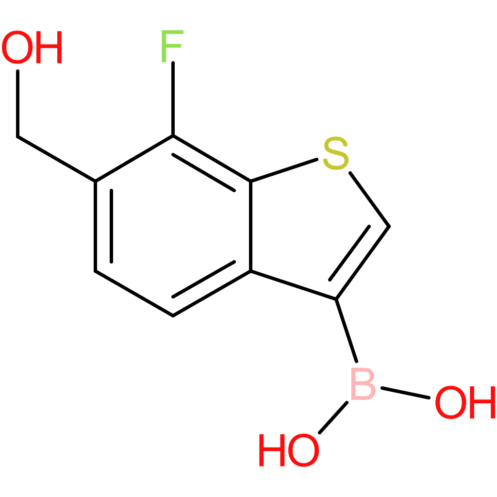 7-fluoro-6-(hydroxymethyl)benzothiophene-3-boronic acid