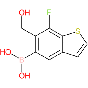 7-fluoro-6-(hydroxymethyl)benzothiophene-5-boronic acid