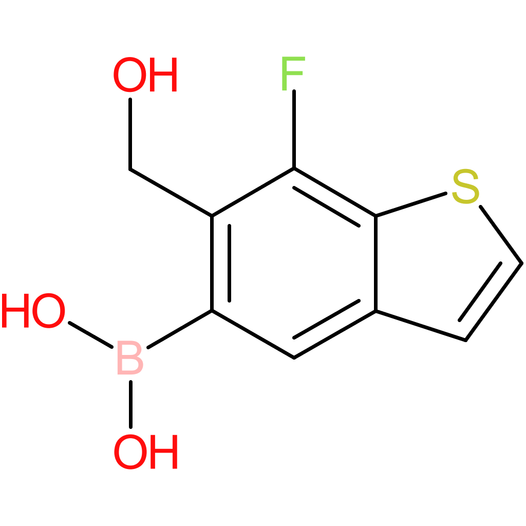 7-fluoro-6-(hydroxymethyl)benzothiophene-5-boronic acid