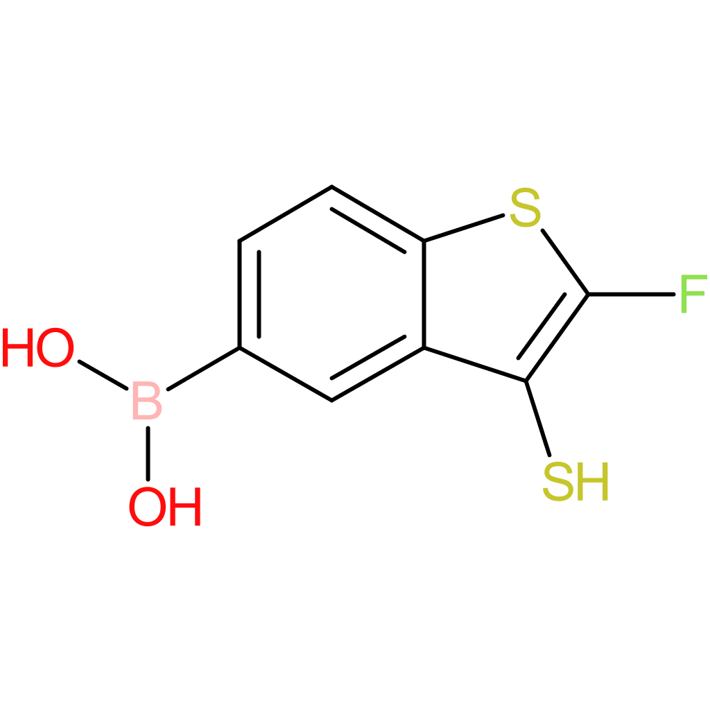 (2-fluoro-3-sulfanyl-1-benzothiophen-5-yl)boronic acid