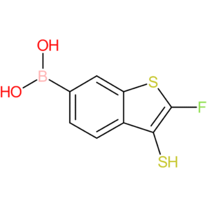 (2-fluoro-3-sulfanyl-1-benzothiophen-6-yl)boronic acid
