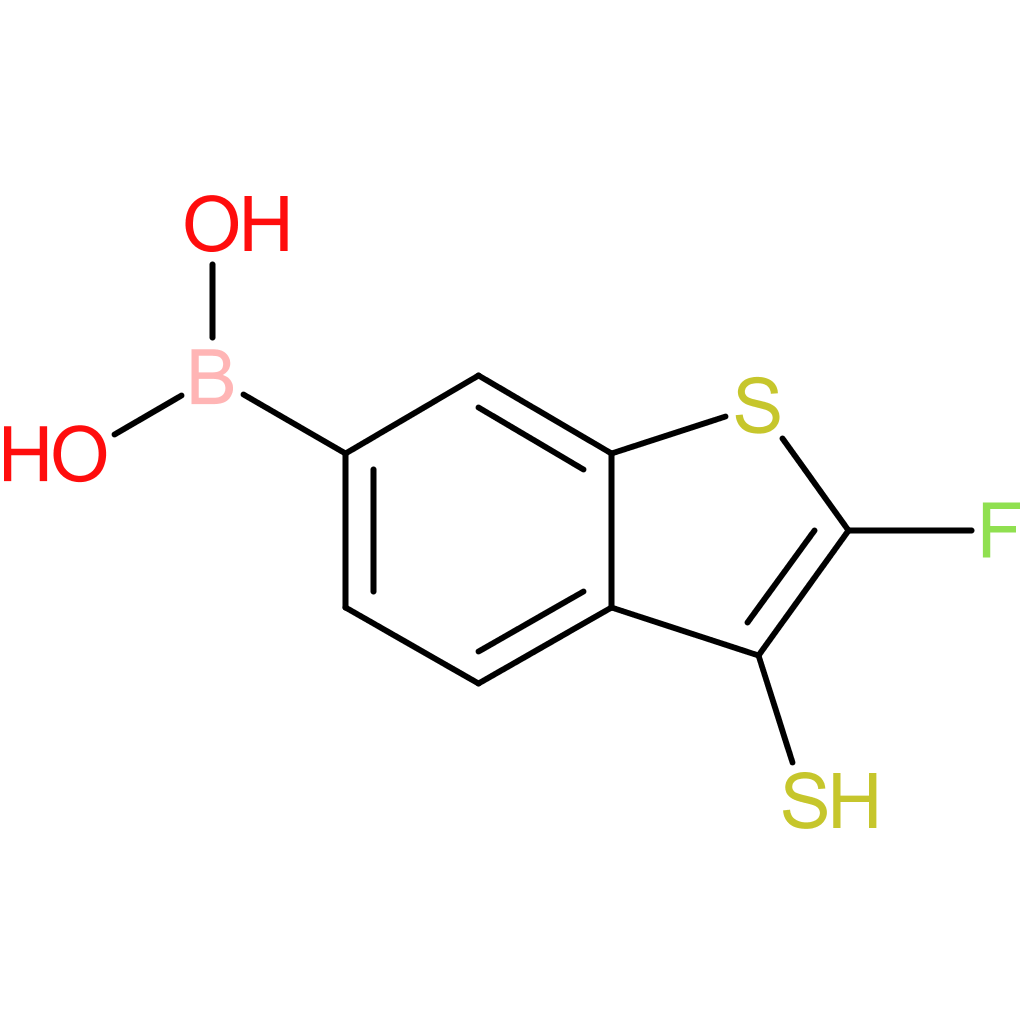 (2-fluoro-3-sulfanyl-1-benzothiophen-6-yl)boronic acid