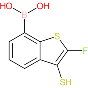 (2-fluoro-3-sulfanyl-1-benzothiophen-7-yl)boronic acid
