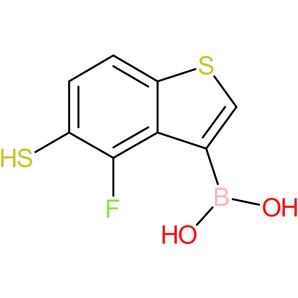 4-fluoro-5-mercaptobenzothiophene-3-boronic acid