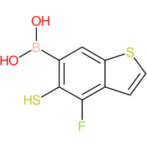 (4-fluoro-5-sulfanyl-1-benzothiophen-6-yl)boronic acid