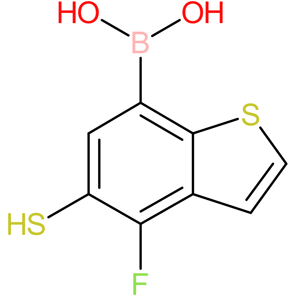 4-fluoro-5-mercaptobenzothiophene-7-boronic acid