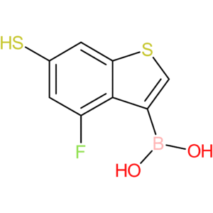 (4-fluoro-6-sulfanyl-1-benzothiophen-3-yl)boronic acid