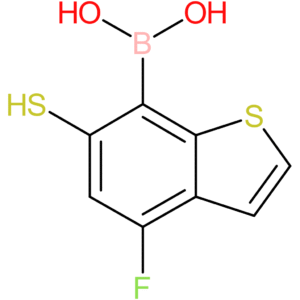 (4-fluoro-6-sulfanyl-1-benzothiophen-7-yl)boronic acid