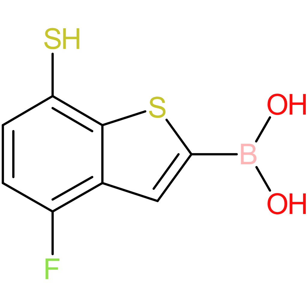 (4-fluoro-7-sulfanyl-1-benzothiophen-2-yl)boronic acid