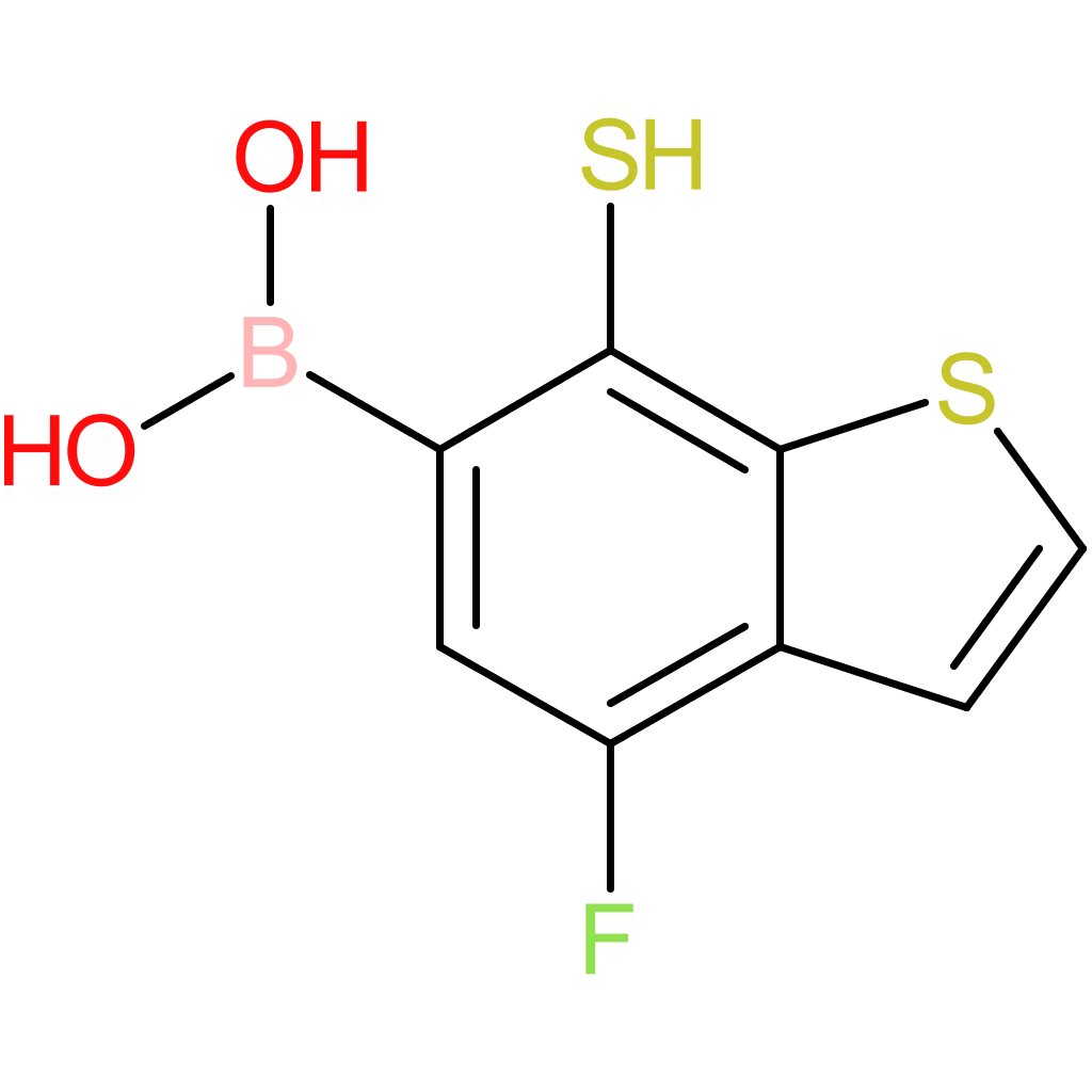 (4-fluoro-7-sulfanyl-1-benzothiophen-6-yl)boronic acid
