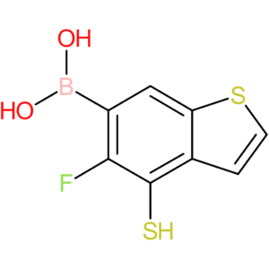 (5-fluoro-4-sulfanyl-1-benzothiophen-6-yl)boronic acid