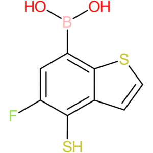 (5-fluoro-4-sulfanyl-1-benzothiophen-7-yl)boronic acid