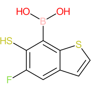 (5-fluoro-6-sulfanyl-1-benzothiophen-7-yl)boronic acid