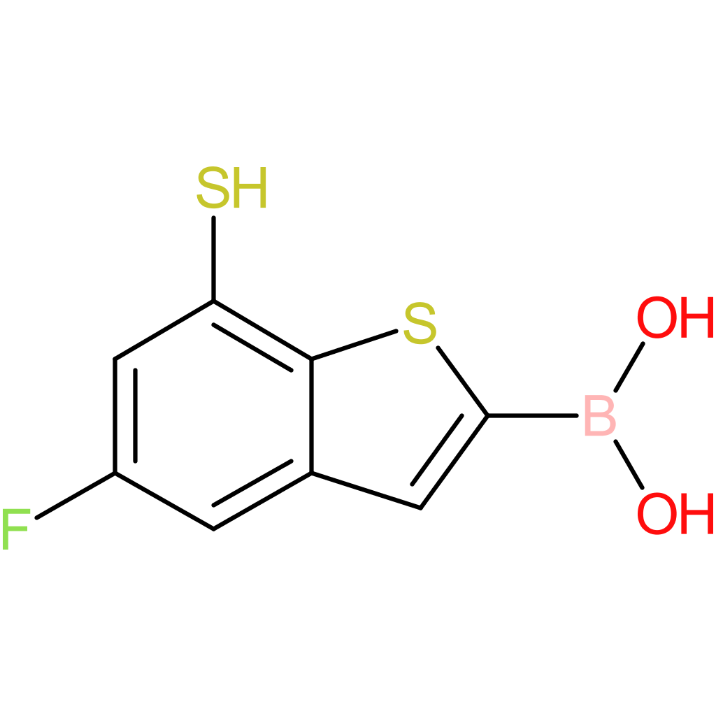5-fluoro-7-mercaptobenzothiophene-2-boronic acid