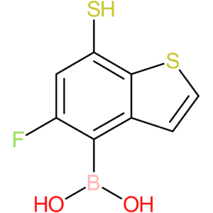 (5-fluoro-7-sulfanyl-1-benzothiophen-4-yl)boronic acid
