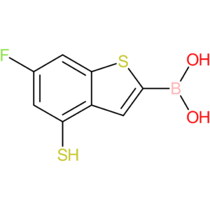 (6-fluoro-4-sulfanyl-1-benzothiophen-2-yl)boronic acid