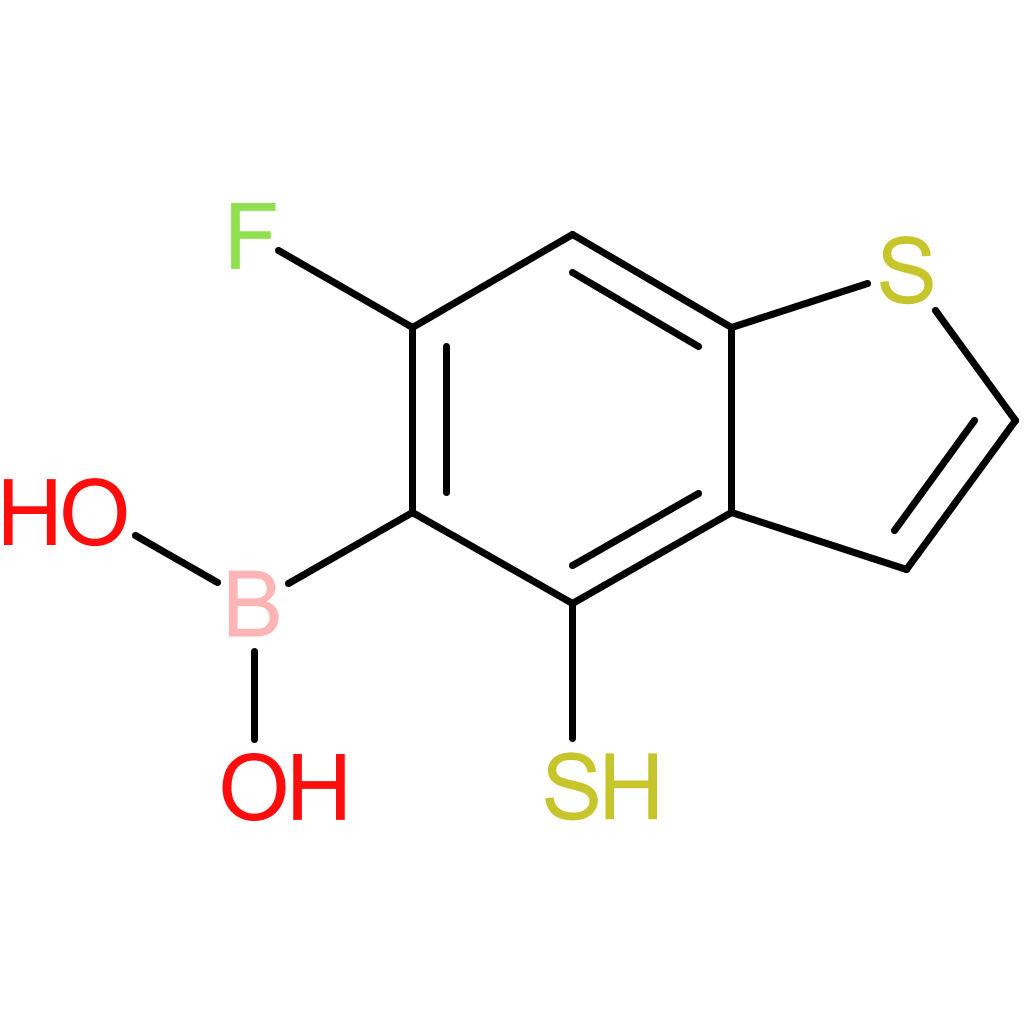 6-fluoro-4-mercaptobenzothiophene-5-boronic acid