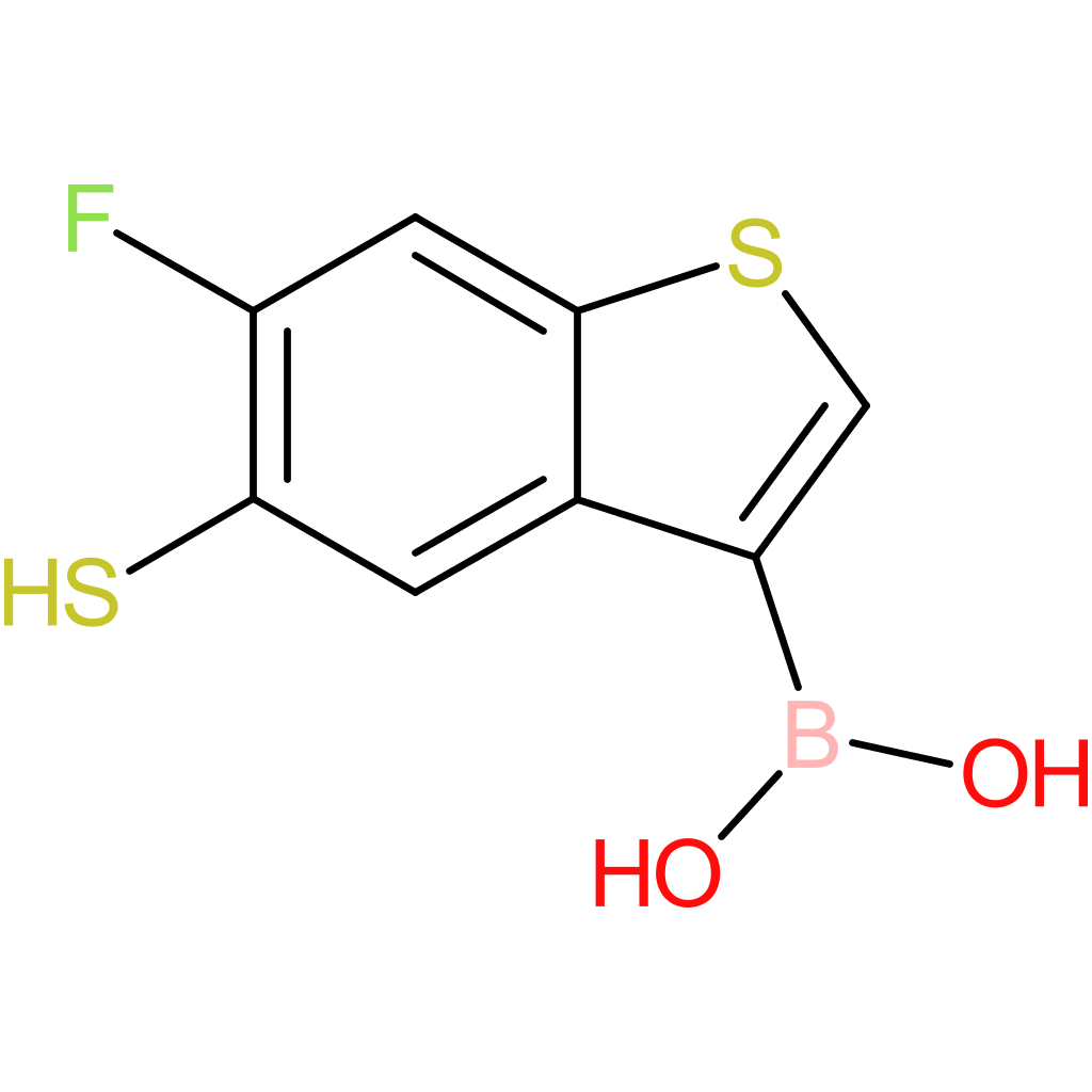 (6-fluoro-5-sulfanyl-1-benzothiophen-3-yl)boronic acid