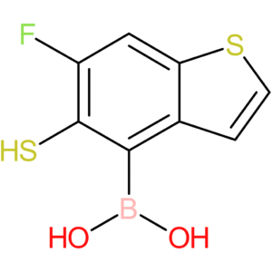 (6-fluoro-5-sulfanyl-1-benzothiophen-4-yl)boronic acid