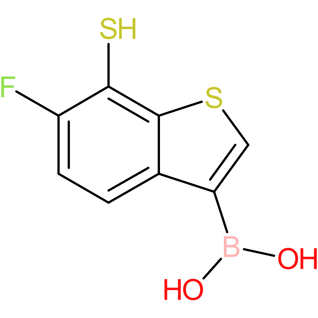(6-fluoro-7-sulfanyl-1-benzothiophen-3-yl)boronic acid