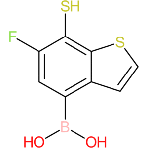 (6-fluoro-7-sulfanyl-1-benzothiophen-4-yl)boronic acid