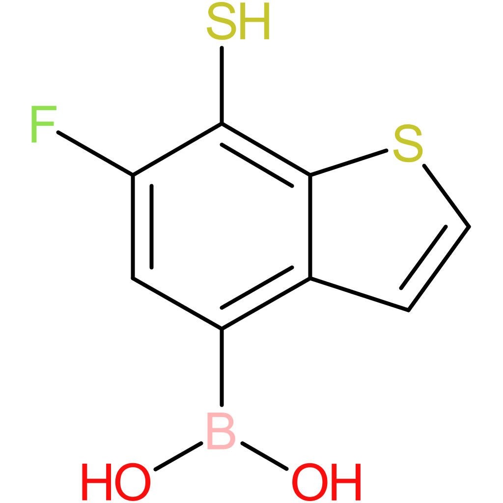 (6-fluoro-7-sulfanyl-1-benzothiophen-4-yl)boronic acid