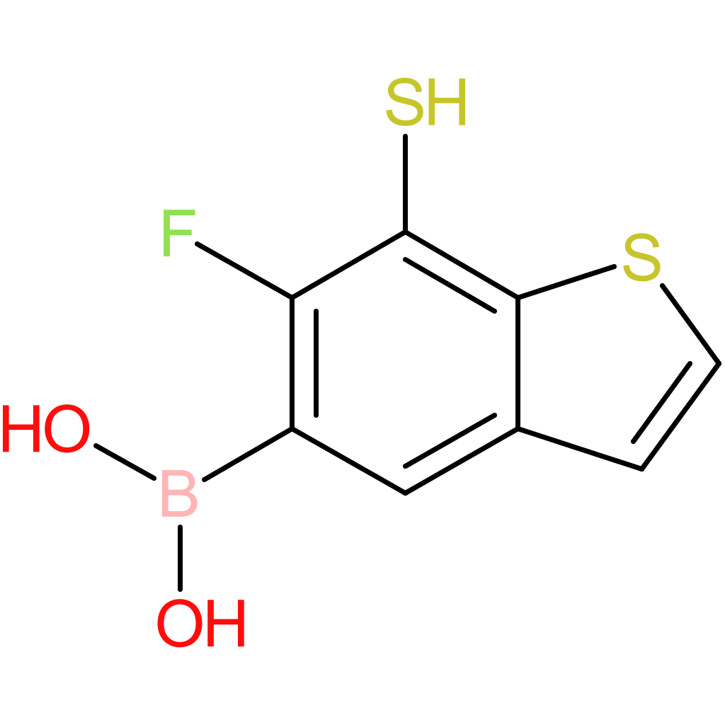 6-fluoro-7-mercaptobenzothiophene-5-boronic acid