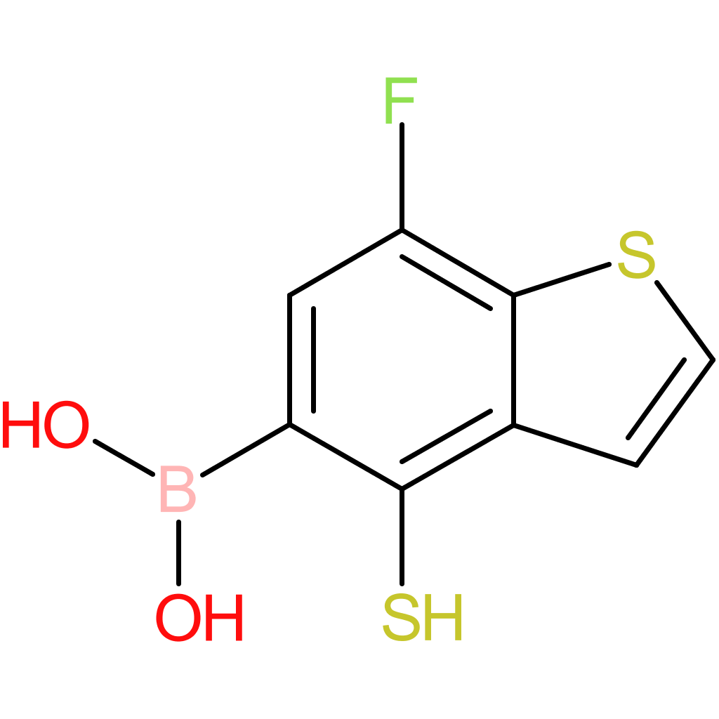 (7-fluoro-4-sulfanyl-1-benzothiophen-5-yl)boronic acid