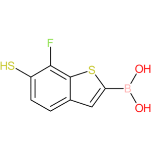 7-fluoro-6-mercaptobenzothiophene-2-boronic acid