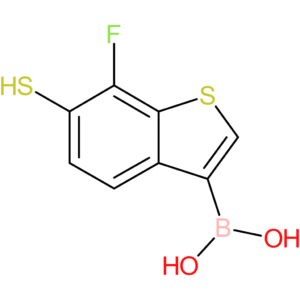 (7-fluoro-6-sulfanyl-1-benzothiophen-3-yl)boronic acid