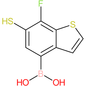 (7-fluoro-6-sulfanyl-1-benzothiophen-4-yl)boronic acid