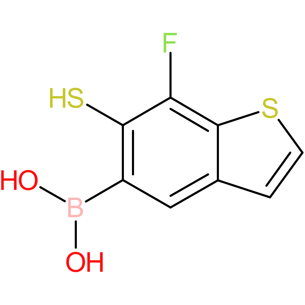7-fluoro-6-mercaptobenzothiophene-5-boronic acid