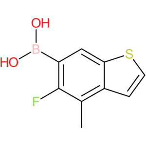 (5-fluoro-4-methyl-1-benzothiophen-6-yl)boronic acid