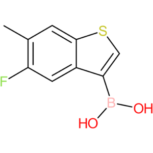 (5-fluoro-6-methyl-1-benzothiophen-3-yl)boronic acid