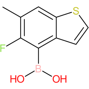 (5-fluoro-6-methyl-1-benzothiophen-4-yl)boronic acid