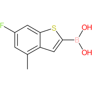 (6-fluoro-4-methyl-1-benzothiophen-2-yl)boronic acid
